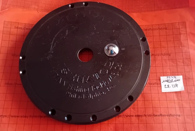 Moulinet De Pêche Vintage USA Sans Marque – étui Bakélite, Niveau Vent – Fonctionne