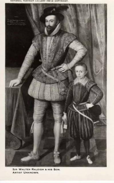 Sir Walter Raleigh & His Son Artist Unknown National Portrait Gallery 3914