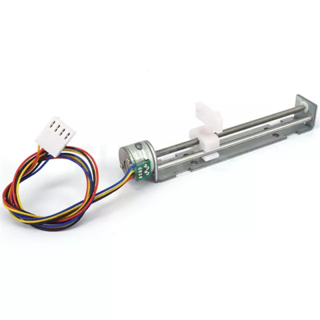 5V 2-phase 4-wire 90mm Linear Screw Slider Stepper Motor Pull Push Rod Actuator