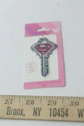 Hy-Ko Supergirl House Key Blank Solid Brass 15005SC1-SG1