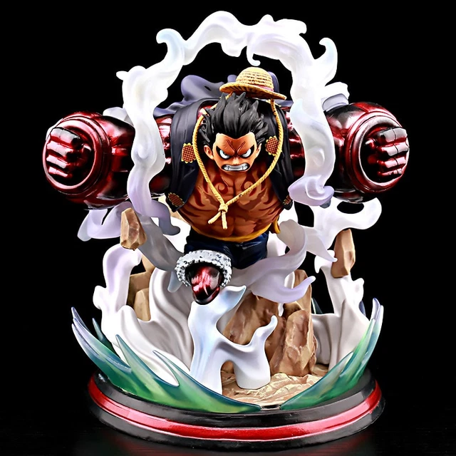 FIGURINE ONE PIECE Monkey D Luffy GEAR 4 PVC 22 cm idée cadeau manga de