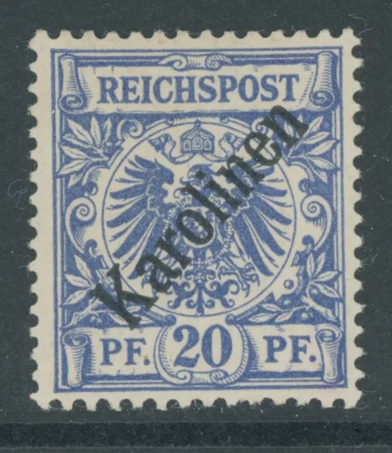 Karolinen Mi. Nr. 4 I* ungebraucht LUXUS geprüft Pfenninger 75 Euro