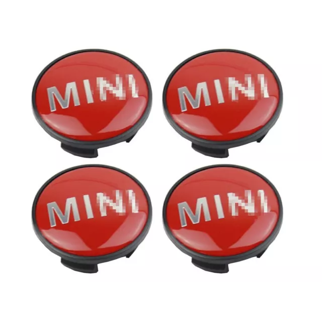 Mini Cooper 4 Centres de roue Mini Cooper 54mm Cache moyeu Emblème  insigne