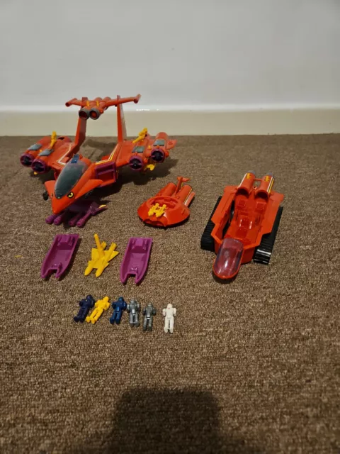 Manta Force Red Venom & Viper Jets Playset Bluebird Toys 1987 Vintage Retro