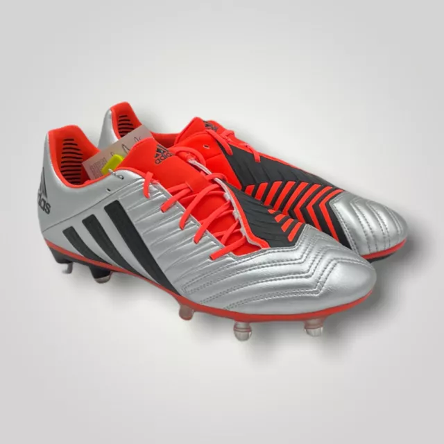 ADIDAS PREDATOR INCURZA SG - Silver Met/Core Black/Solar Red UK 8