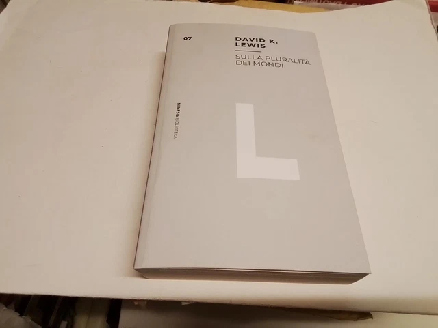 SULLA PLURALITA' DEI MONDI LEWIS DAVID, 2020, 5d23