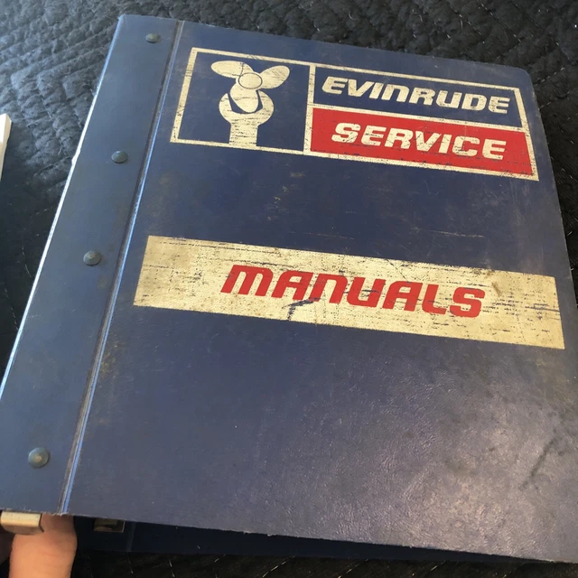 Evinrude Marine Outboard Motor Binder