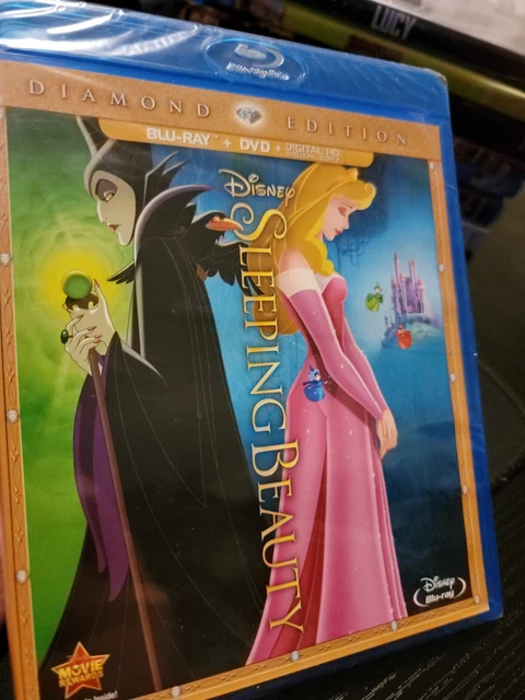 Walt Disney Sleeping Beauty Blu-ray & DVD 2-Disc Set Diamond Edition Family Film