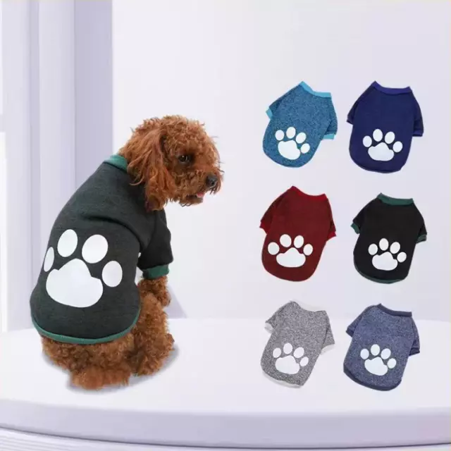 Winter Warm Pet Sweater Jacket Coat Small Puppy Dog Cat Jumper Clothes Apparel