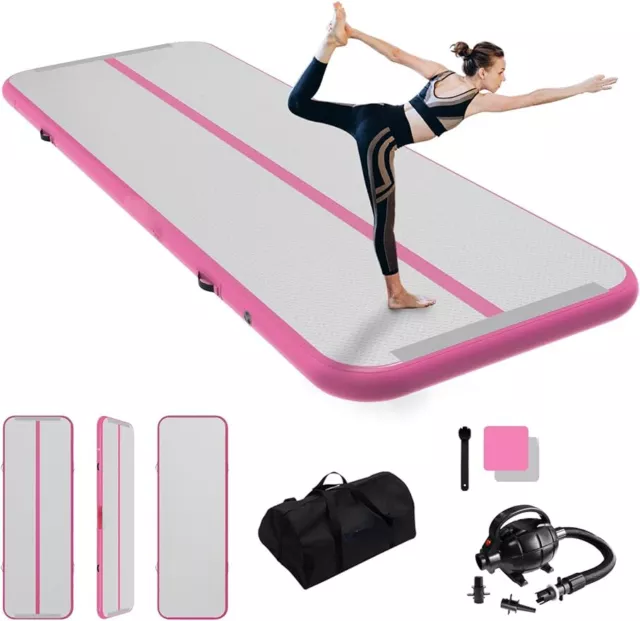 3M Track Air Gymnastics Mat Track Tumbling Inflatable Mat with Electric Pump