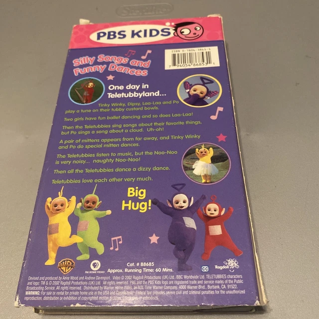 TELETUBBIES SILLY Songs and Funny Dances (VHS, 2002, Slip Sleeve
