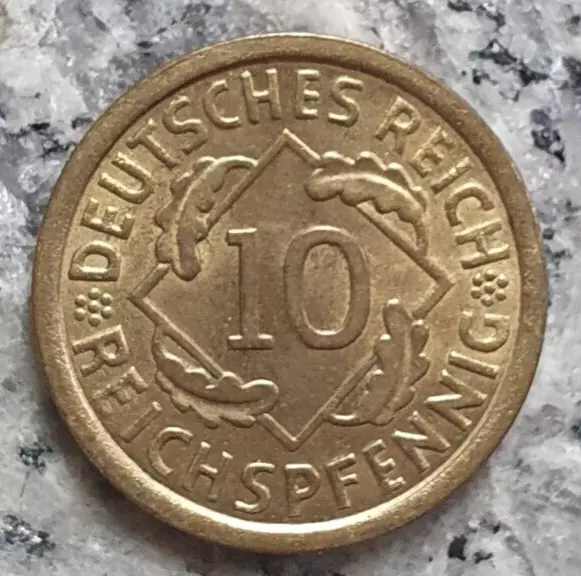 Weimarer Republik 10 Reichspfennig 1935 A Berlin - Top Stück !
