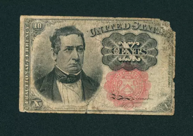 10¢ Fifth Issue Fractional Note ** DAILY CURRENCY AUCTIONS COMBINED SHIPPING