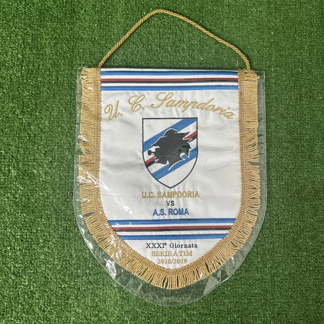 Pennant Gagliardetto PARMA ROMA Match Worn Banderin Indossata