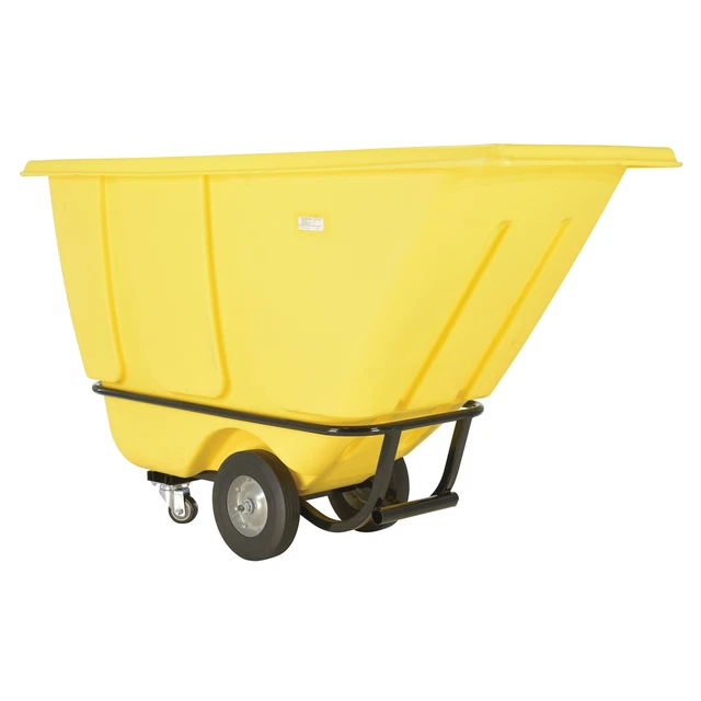 Vestil, .5 CU YD MD Tilt Truck .85K Ylw, Capacity 850 lb, Color Yellow, Model#