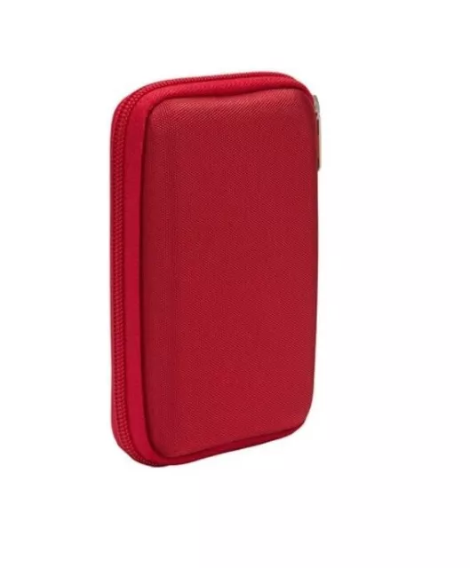 Case Logic QHDC101 Portable External Hard Drive Case Red 2