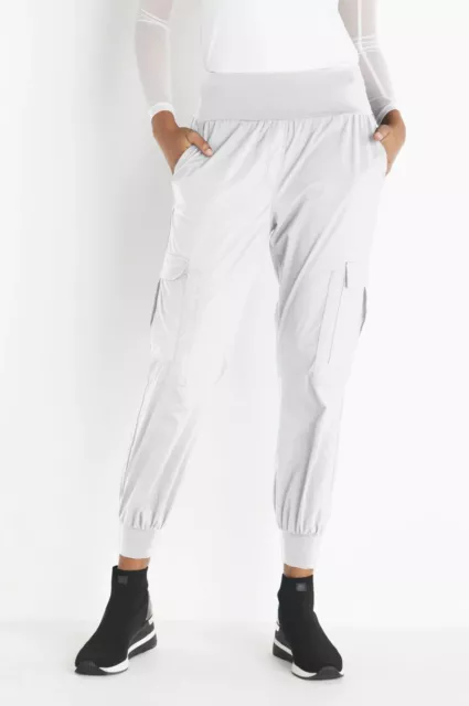 Anatomie Amrita Cargo Joggers Ladies Medium White Pants NEW NWT