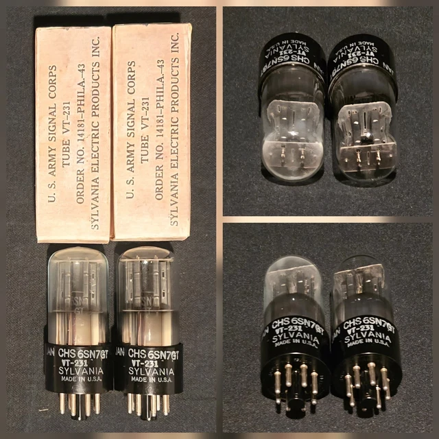 Tube NOS 6AK5 SYLVANIA – Valve Électronique Vintage – Garantie 3 Mois