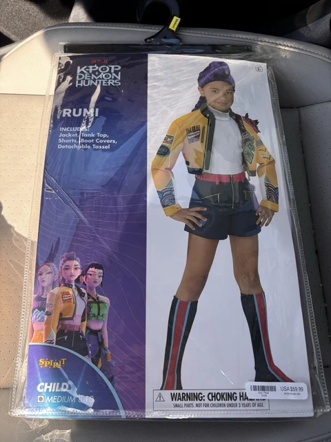 Spirit Costumes Rumi SPIRIT HALLOWEEN KPOP Demon Hunters Kids Rumi Costume Size M £82.05 ...
