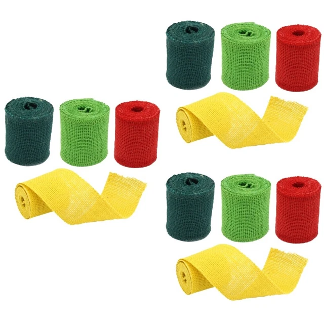 12 Rollen von Weihnachten thematisch Band Handgemachtes Handwerk Band für DIY Cr