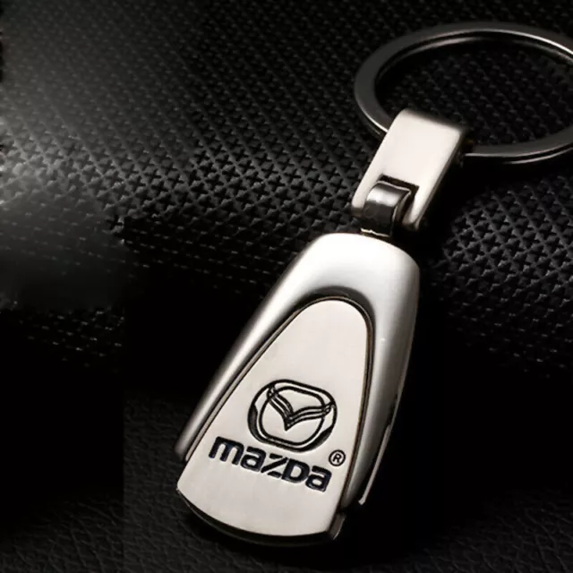 Keyring for Mazda Ring Car Logo Titanium Styling Key Chain Emblem Keychain