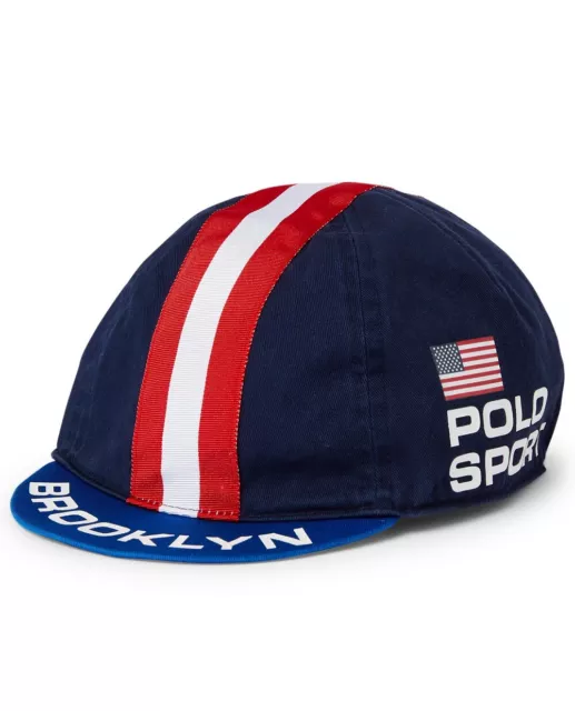 POLO RALPH LAUREN Polo Sport Brooklyn New York Cycling Cap Stadium Sportsman NEW POLO RALPH LAUREN Polo Sport Brooklyn New York Cycling Cap Stadium Sportsman NEW