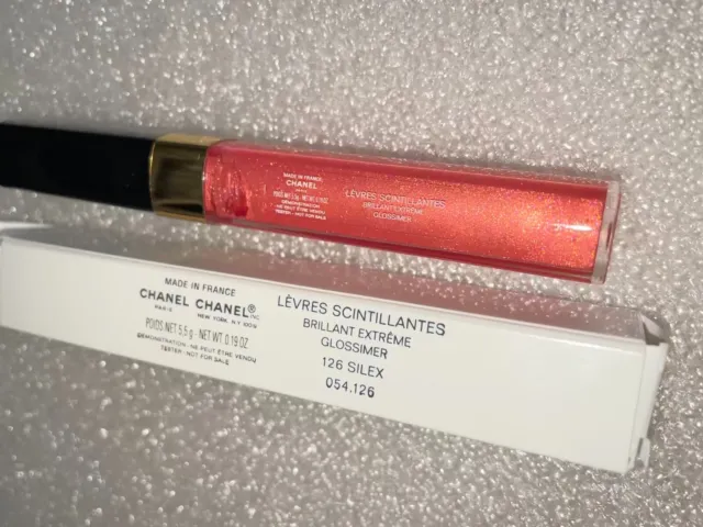 CHANEL LEVRES SCINTILLANTES Glossimer *66 Pink Fluo* New Full Size Lip Gloss