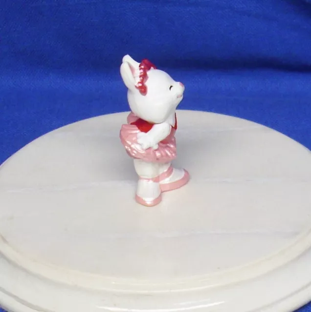 Hallmark Valentine's Day Merry Miniature Bunny 1989 Rabbit Ballerina Pink Tutu 2