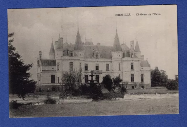 Fd * CPA / Postcard: Chemillé -> Château de l'Echo