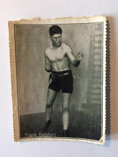 Greiling Zigaretten Sportbilder um 1930 Serie Boxer Bild 9 Frank Goddard