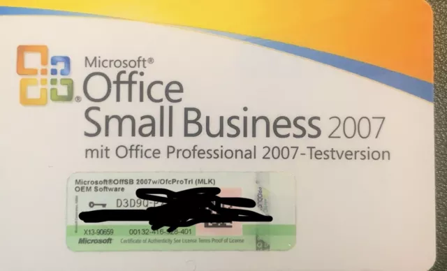 Microsoft Office 2007 Small business