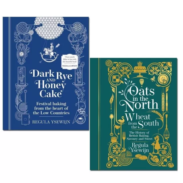 Regula Ysewijn Collection 2 Books Set Oats in the North, Dark Rye and Honey Cake