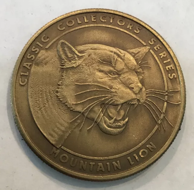 National Rifle Association NRA Mountain Lion Coin Medal