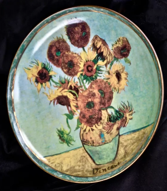 Artis Orbis Goebel ,VINTAGE VINCENT VAN GOGH DISH "LES TOURNESOLS"ORIGINAL BOX