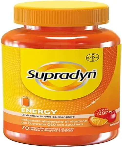 Supradyn Energy Caramelle Multivitaminiche - Vitamine A, B, C, D, E, Q10