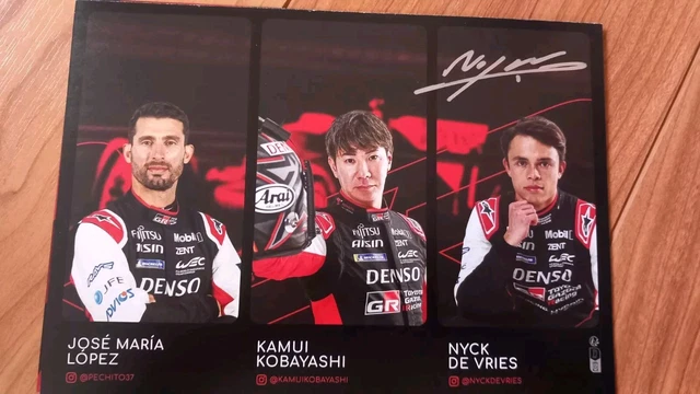 CARTE DEDICACEE HARTLEY 24 Heures Du Mans 2024 Toyota #8 Le Mans 24H EUR 3,00 - IT
