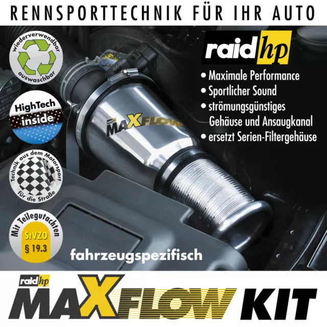 raid hp Luftfilter Sportluftfilter Maxflow für Citroen Saxo VTS 1.6I 16V 120 PS