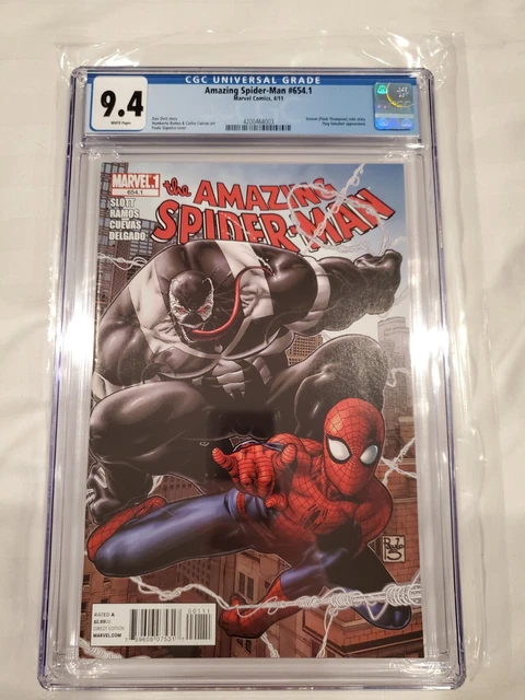 Amazing Spider-Man 654.1 (1st Print) 1st Venom III (Flash Thompson) CGC 9.4