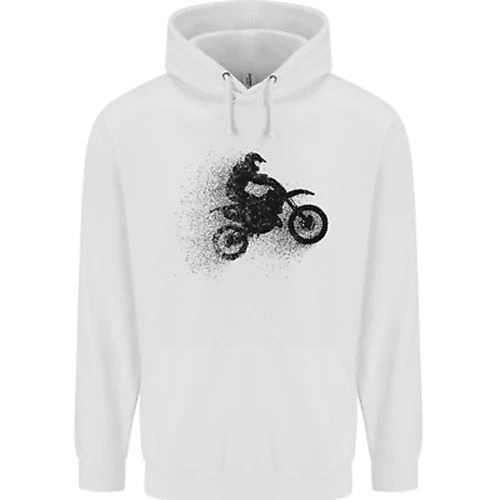 Abstract Motocross Rider Dirt Bike Childrens Kids Hoodie
