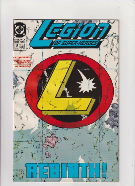 Legion of Super-Heroes #12 FN 6.0 DC Comics 1990 Keith Giffen