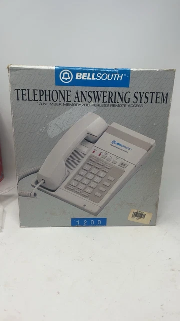 BELL SOUTH BELLSOUTH Telephone Answering System Model 1200 Vintage NEW ...