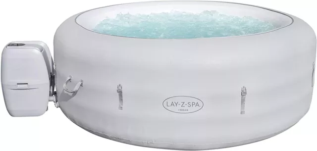 Lay-Z-Spa Vegas Hot Tub 140 AirJet Inflatable Spa with Freeze Shield 4-6 Person