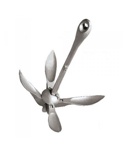 Ancre grappin - acier galvanisé - 3.2 kg - 420 x 365 x 100 mm