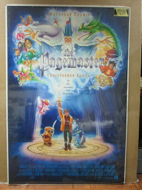 The Pagemaster (1994) Special Edition Blu-ray With Slipcover - Macaulay Culkin - Region B