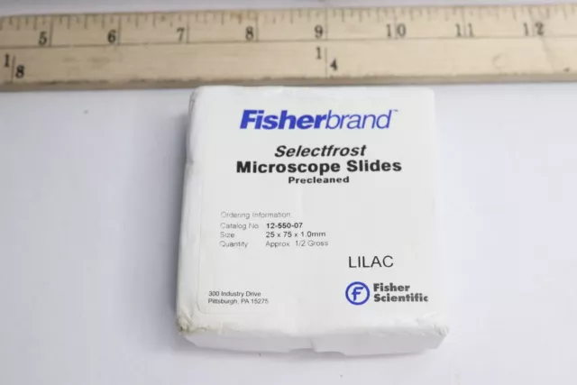 (72-Pk) Fisherbrand Superfrost Plus Microscope Slides 12-550-07