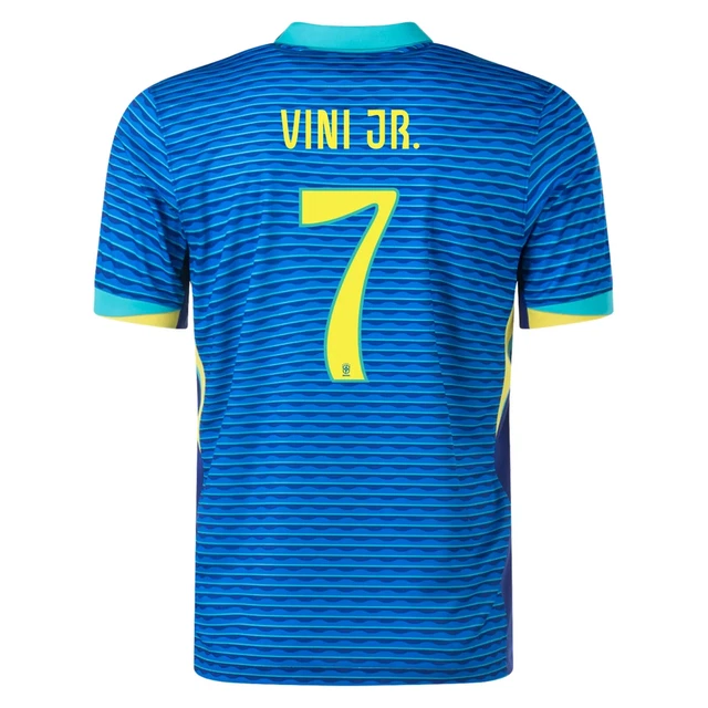 BRAZIL AWAY VINI JR. 7 Soccer Football Jersey Shirt 2024 2025 Nike