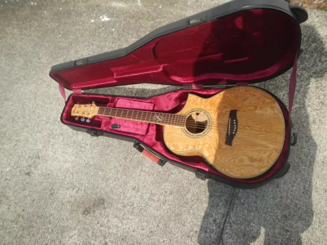 Ibanez EW20ASENT 6-String Exotic Wood Acoustic-Electric Guitar w/ hardshell case