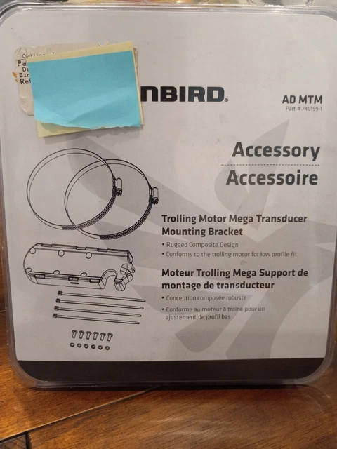 Humminbird Trolling Motor MEGA Transducer Mounting Bracket 740159-1
