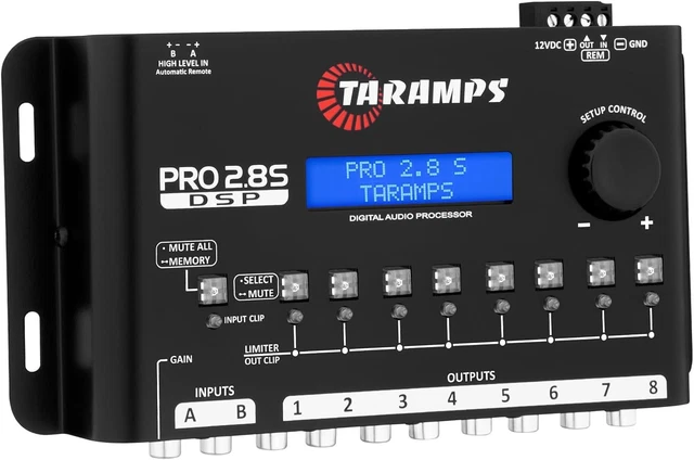 8 CHANNEL CAR Audio DSP Processor Taramps Pro 2.8S £138.56 - PicClick UK