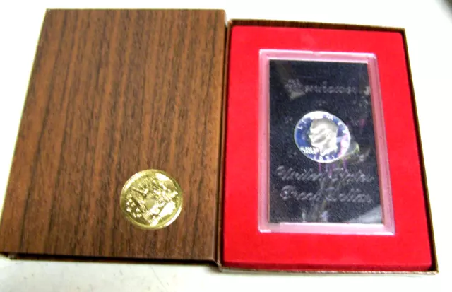 1971-S Eisenhower ‘Brown Box’ Silver Dollar Proof from the U.S. Mint